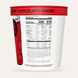 Secret Creamery Cherry Chocolate Chunk — High Protein 16 oz pint — high protein ice cream (30g protein) — nutrition facts