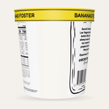 Secret Creamery Bananas Foster — High Protein 16 oz pint — high protein ice cream (30g protein) — back