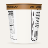 Secret Creamery Butter Pecan 16 oz pint — super premium ice cream — back